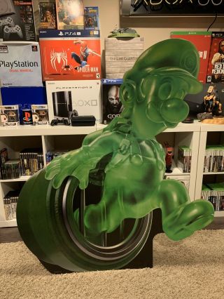 Nintendo Luigi’s Mansion 3 Standee Gamestop Gooigi Rare Kiosk Display