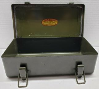 Vintage Mosler Safe Co.  Box Hamilton Ohio Air & Water Tight Rare Find.  G.  D.  W.  Co
