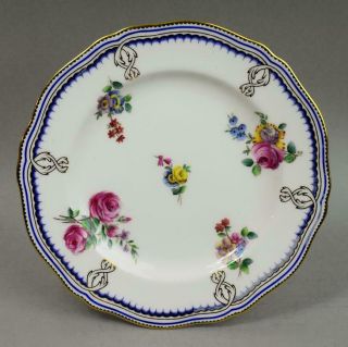 Antique Minton Hand Painted Porcelain Cabinet Plate C.  1903
