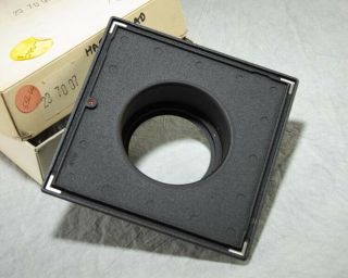 Sinar 4x5 large format camera to Hasselblad body lens board adapter mount rare 3
