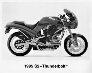 Rare 1995 Harley - Davidson " Buell " S - 2 Thunderbolt Oem Press Photo
