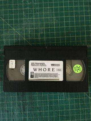 Whore VHS Theresa Russell Benjamin Mouton Ken Russell Vidmark DRAMA unrated RARE 3