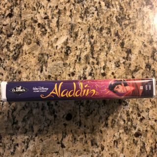 Aladdin Rare Black Diamond Edition (VHS,  1993) Video Tape Collector Item 3