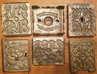 Antique 1897 J & E Stevens Cast Iron Key Lock Safe Bank Needs Screws