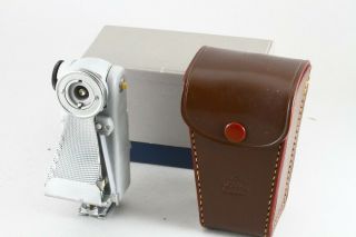 Rare Nikon Nippon Kogaku Pocket Flash Unit Bc - 5 W/box Leather Case From Japan