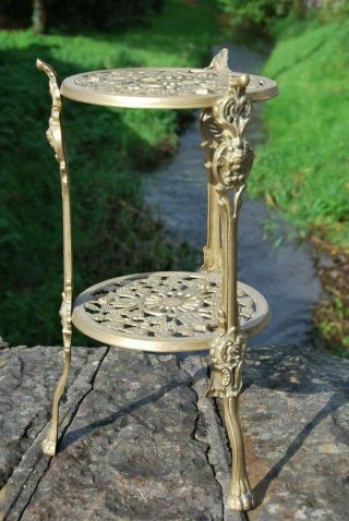 Brass Two Tier Trivet / Plant Stand