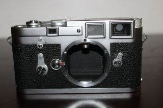 RARE Vintage Leica M3 Rangefinder Camera Body LATE DS MODELS With Case 2