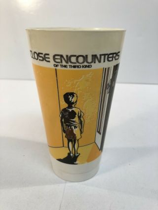 Vintage 1978 Close Encounters Of The Third Kind Plastic Cup Rare