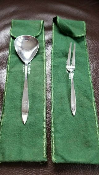 Gorham Sterling Silver Lemon Fork And Bon Bon Spoon Esprit Pattern L Monogram