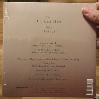 Mazzy Star I’m Less Here Things 7” Clear Vinyl Rsd Single Rare Hope Sandoval 2