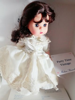 Madame Alexander 8 " Doll Party Time Vintage 28910