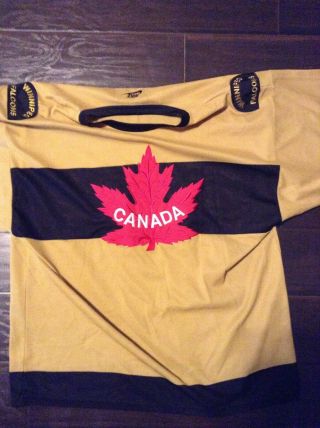 Rare Winnipeg Falcons Team Canada World Cup Olympics Jersey Xxl 2xl