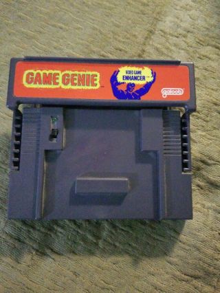 Snes Nintendo Game Genie Video Game Enhancer Rare Good.