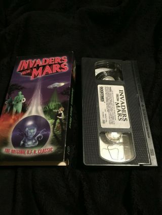 Invaders From Mars (vhs,  1953) 1996 Goodtimes Release Rare Oop Cult