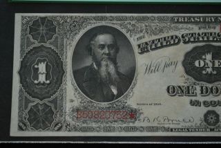 Fr 352 1891 $1 Treasury Note GEM 65 PPQ RED SEAL RARE US currency 2