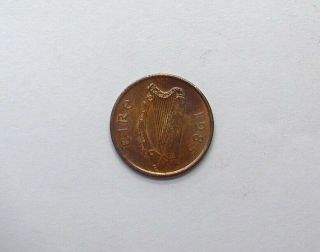 IRELAND 1985 1/2 PENNY GEM,  UNCIRCULATED RB ONLY 15 KNOWN TO EXIST EXTRA RARE 3