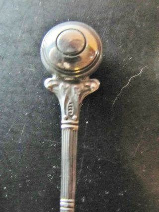 2 x TEA SPOONS with LAWN BOWLS BALLS on the Finials 1930s EPNS 2
