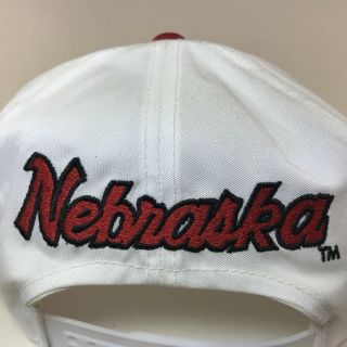 Vintage Nebraska Cornhuskers Snapback Hat Cap Sports Specialties Backscript Rare