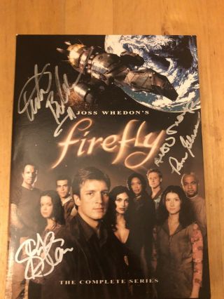 Firefly: The Complete Series Signed Autographed Unique One Of A Kind Rare