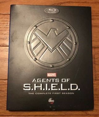 Marvel Agents Of Shield Complete First Season Blu Ray,  Rare Oop Slipcover Slip