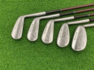 Rare Set (5) St Andrews Tom Auchterlonie Hand Forged In Scotland Irons It Z In