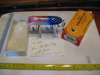 Vintage Luhr Jensen OLD GLORY fishing lure SEPT 11 2001 SPECIAL EDITION NIB 9/11 2