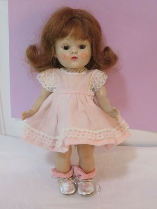 Vintage Painted Lash High Color Strung Ginny Untagged Dress Replaced Mohair Wig