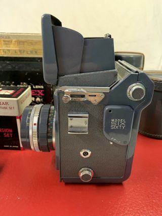 RARE Kalimar Six Sixty Single - Lens Reflex Camera W/80mm 52mm 150mm Lenses 3