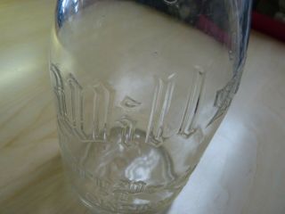 Antique Vintage Willson Dairy Products Cincinnati Ohio Embossed Pint Milk Bottle 2