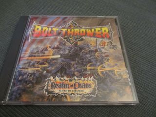 Bolt Thrower - Realm Of Chaos - Slaves To Darkness Cd - Rare Hard To Find