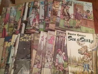 Huge Vintage Set Of 40 Sex To Sexty Magazines - - Rare - - Collectible - - L@@k