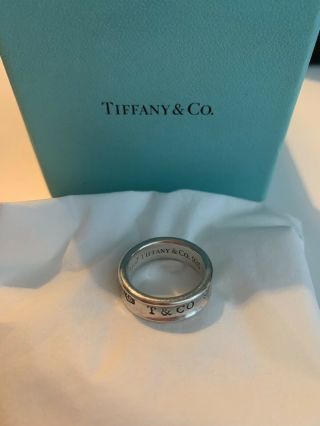 Authentic Tiffany & Co Return To Tiffany Band / Ring Rare Size 8