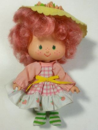 Strawberry Shortcake Peach Blush Toy Doll W/ Party Dress Clothes Vtg Kenner 1979