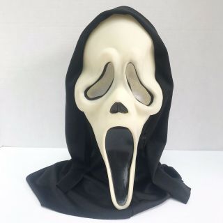 Vintage Ghostface Scream Mask Rare Easter Unlimited Fun World - Glow In The Dark