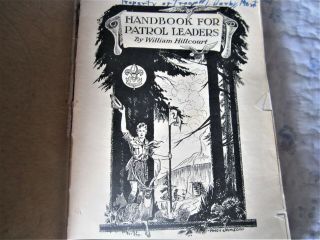VINTAGE BOY SCOUT HANDBOOK FOR PATROL LEADERS 1935 RARE SILVER JUBILEE EDITION 2