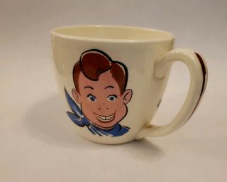Vintage 1950s Howdy Doody Ceramic Mug Ultra Rare (kragen)