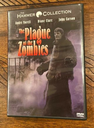 Plague Of The Zombies - Rare Out Of Print Dvd - Anchor Bay - Hammer Horror