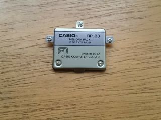 Rare Memory Module Rp - 33 (32kb) For Casio Calculators Pb 2000 Fx 880p 850p 860p