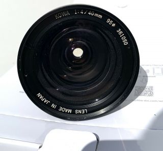 Rare Kowa 40mm Wide Angle Camera Lens