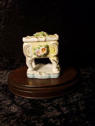 Vintage Porcelain Cigarette Holder & Ashtray Made In Japan Rare Find