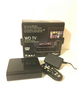 RARE Western Digital WD TV HD Media Player WD00AVN 2