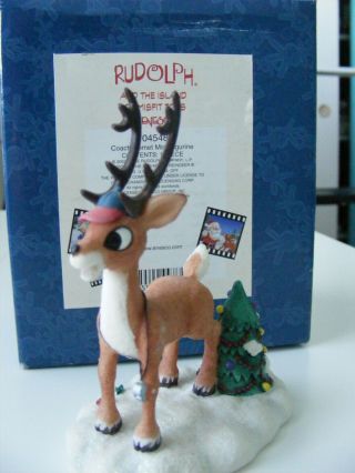Rudolph The Red Nosed Reindeer Misfit Toys Enesco Coach Comet Ext.  Rare Figurine