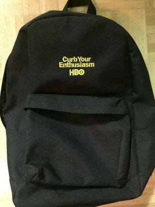 Curb Your Enthusiasm Hbo Promo Backpack Larry David Seinfeld Very Rare