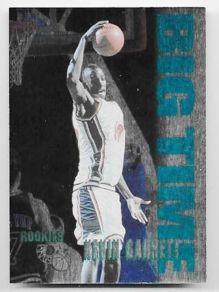 Kevin Garnett 1995 Classic Big Time Rc Rare Rookie Bt5 Timberwolves