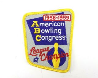 1958 - 1959 Abc American Bowling Congress League Champion