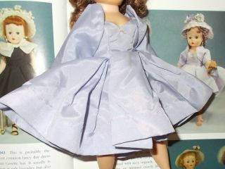 Vintage Madame Alexander Cissette Doll Lavender Dress w/ Bolero 943 1957 2