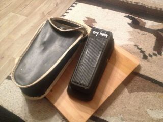 Vox Clyde McCoy circuit 1967 Cry Baby Wah Top logo Made in Italy Very RARE 2