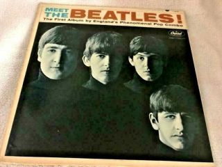 Meet The Beatles Rare 1964 Mono Lp: Capitol T2047:,  Vinyl