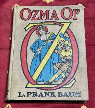 Ozma Of Oz Frank Baum 1907 True First 1st Edition Rare