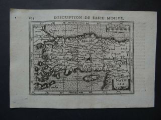 1618 Bertius Atlas Hondius Map Turkey - Natolia - Cyprus - Asie Mineur